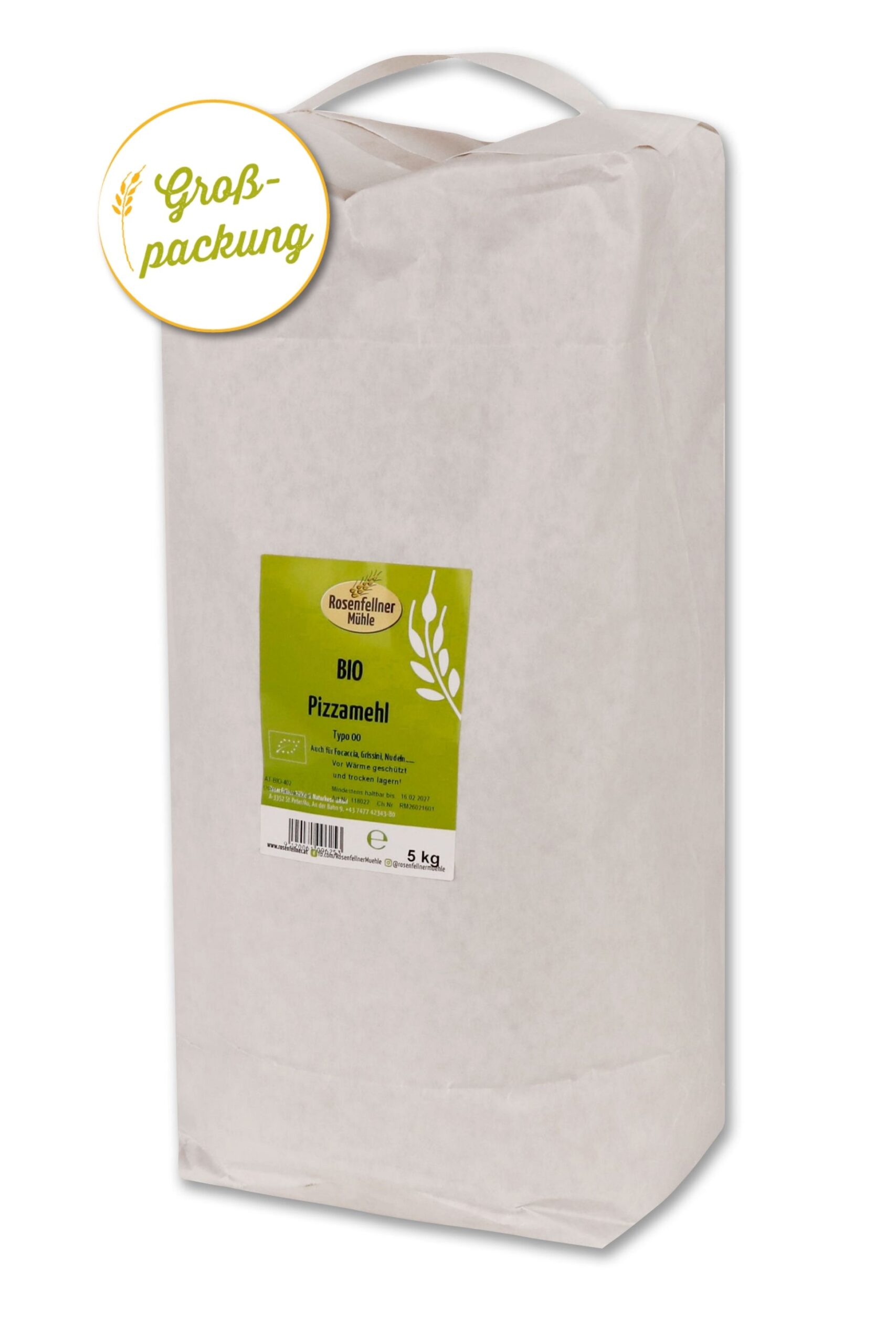Bio Pizzamehl 5kg Typo 00