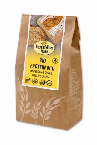 Protein Duo Mehrkorn-Bohnen Brot Backmischung Bio 500g