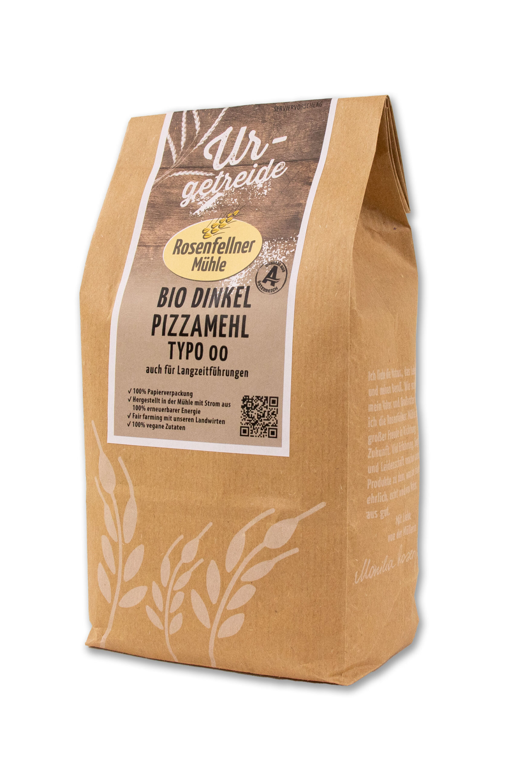 Dinkel Pizzamehl Bio 700g