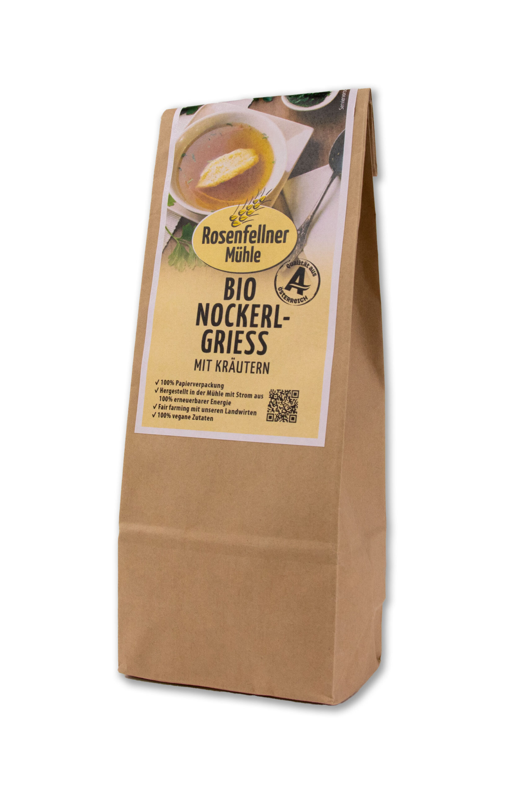 Nockerlgrieß mit Kräutern Bio 250g