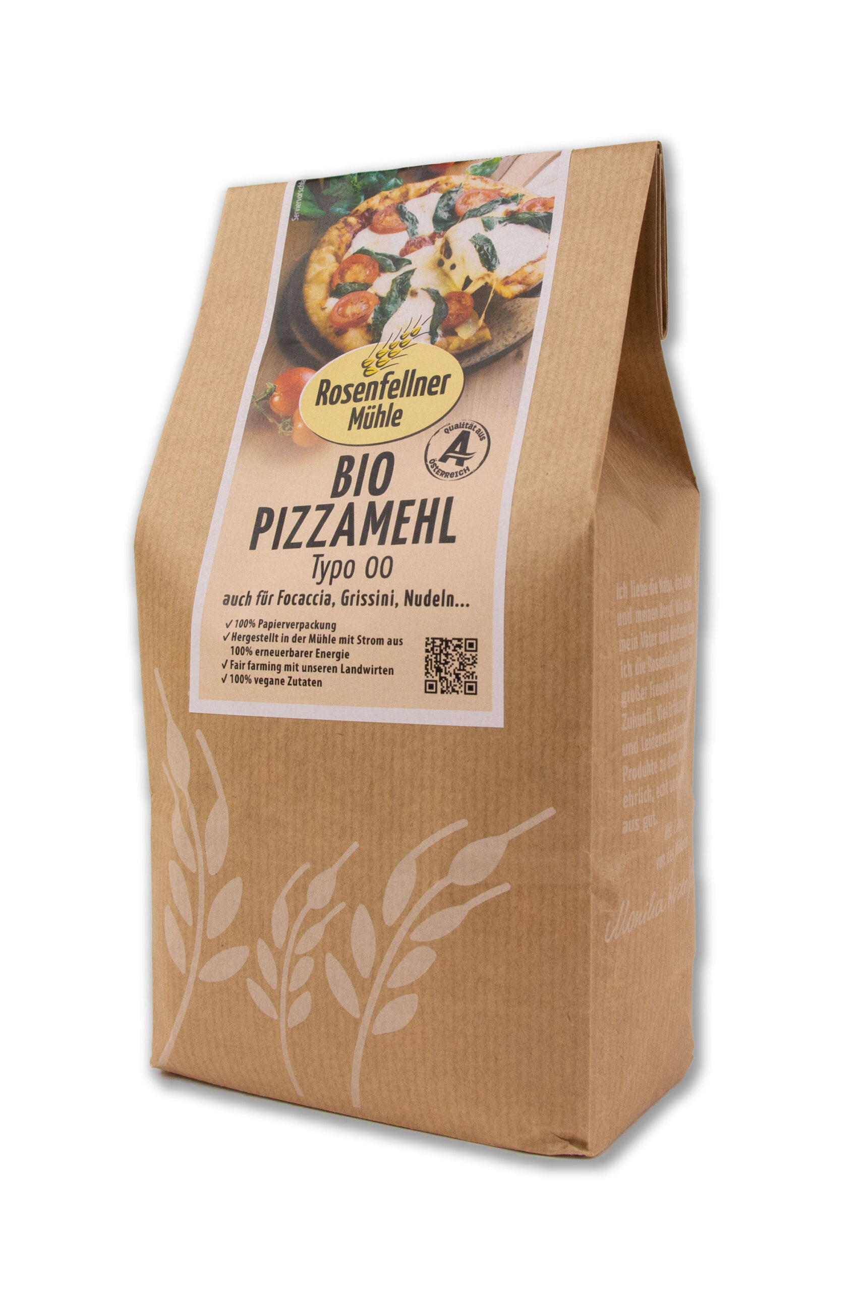 Bio Pizzamehl 700g Typo 00 (für Pizza, Focaccia & Strudelteig)