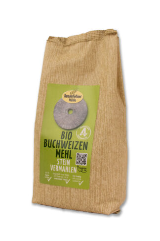 Buchweizenmehl auf Stein vermahlen Bio 500g, ideal zum Backen und Kochen