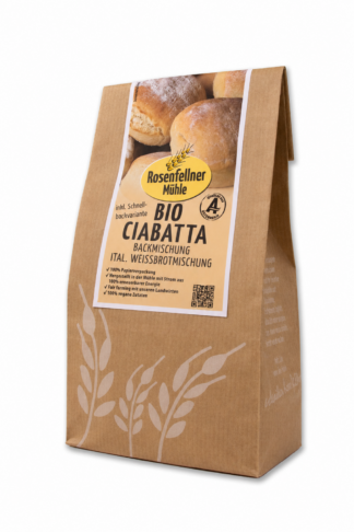 Bio Ciabatta Backmischung – luftig, knusprig & mild-aromatisch