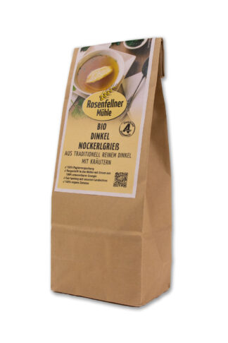 Dinkel Nockerlgrieß mit Kräutern Bio 250g