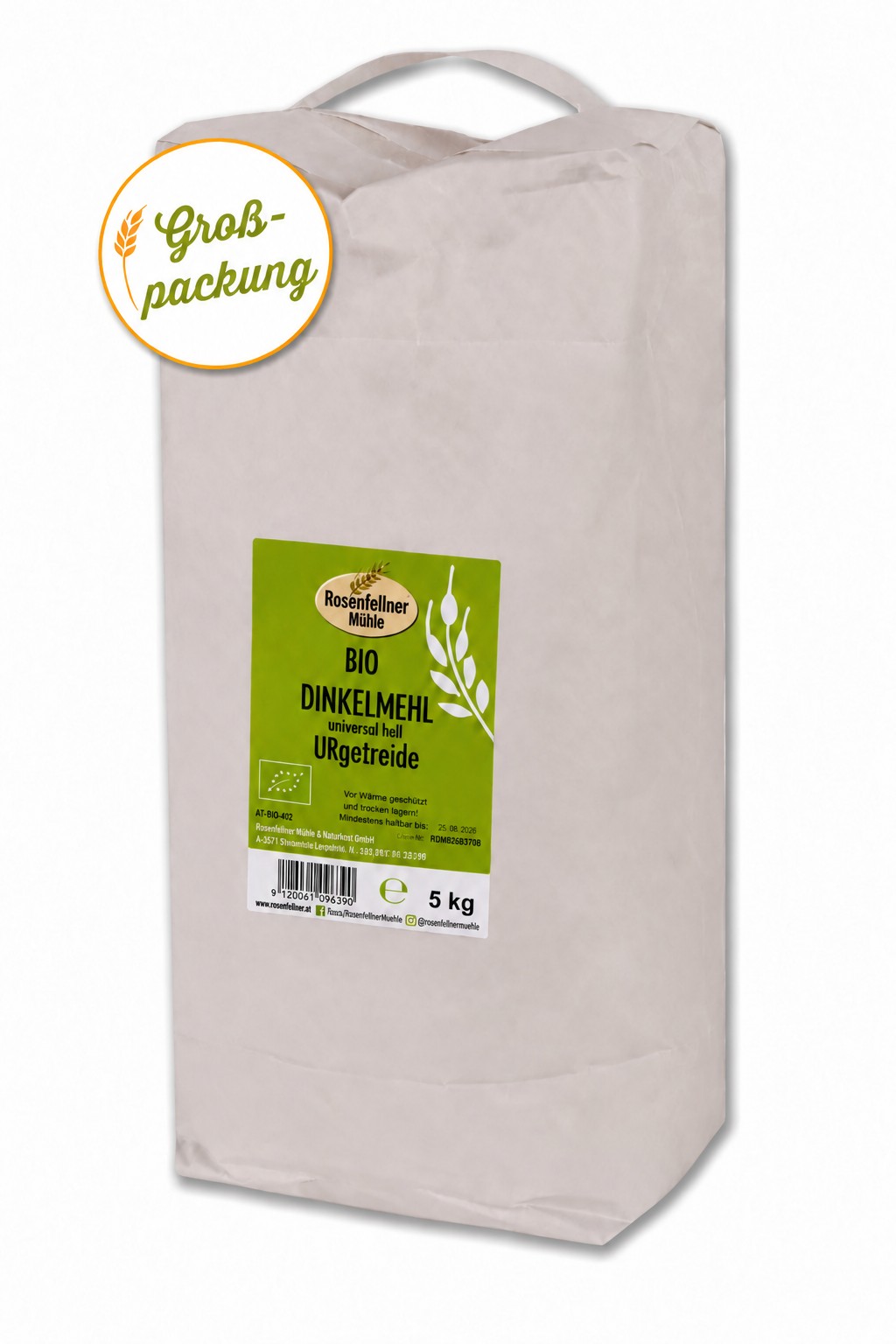 Dinkelmehl universal hell URgetreide BIO 5kg