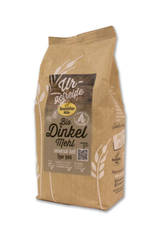 Dinkelmehl universal hell URgetreide Bio 700g, ideal zum Backen und Kochen