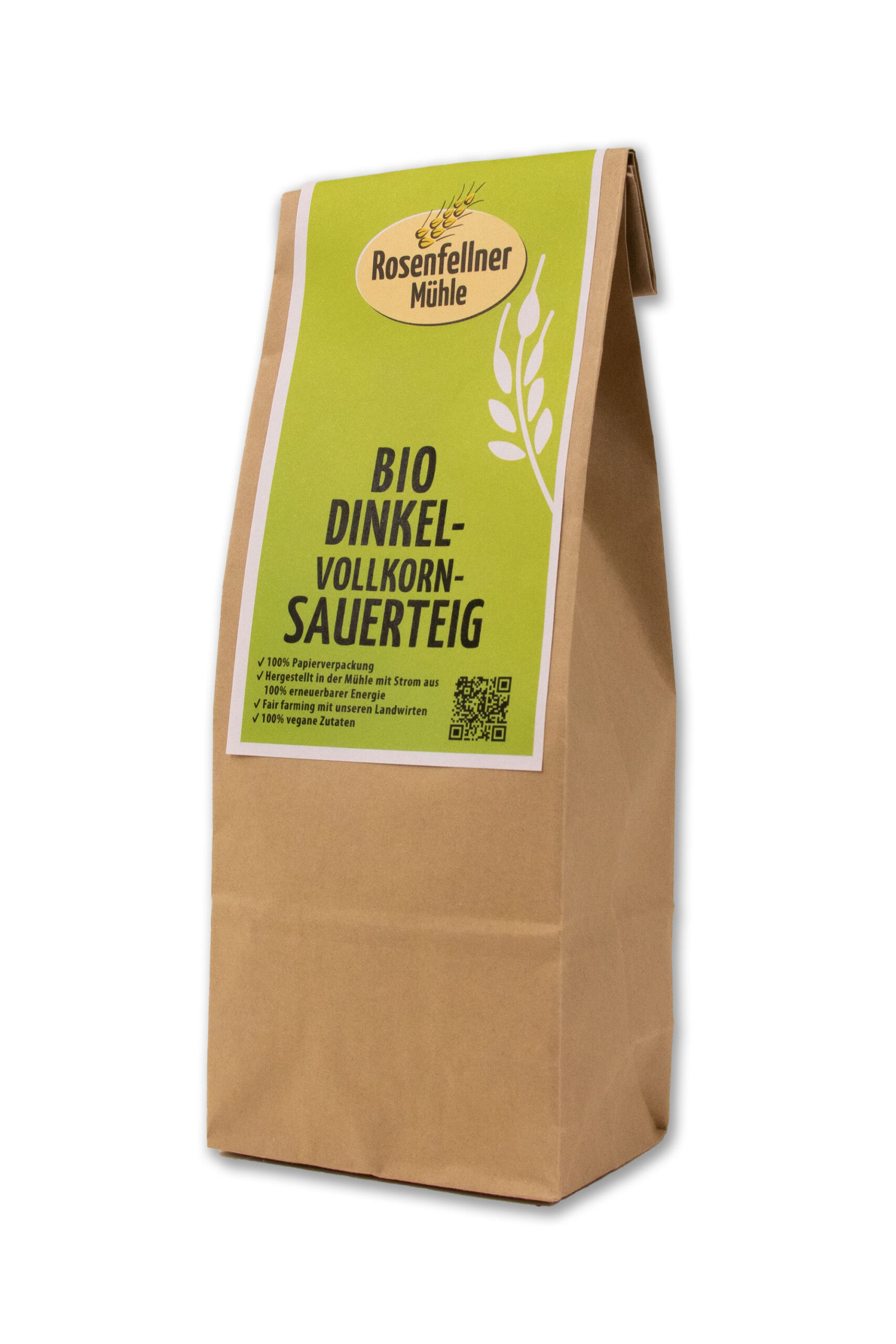 Dinkelvollkornsauerteig trocken Bio, ideal zum Brotbacken