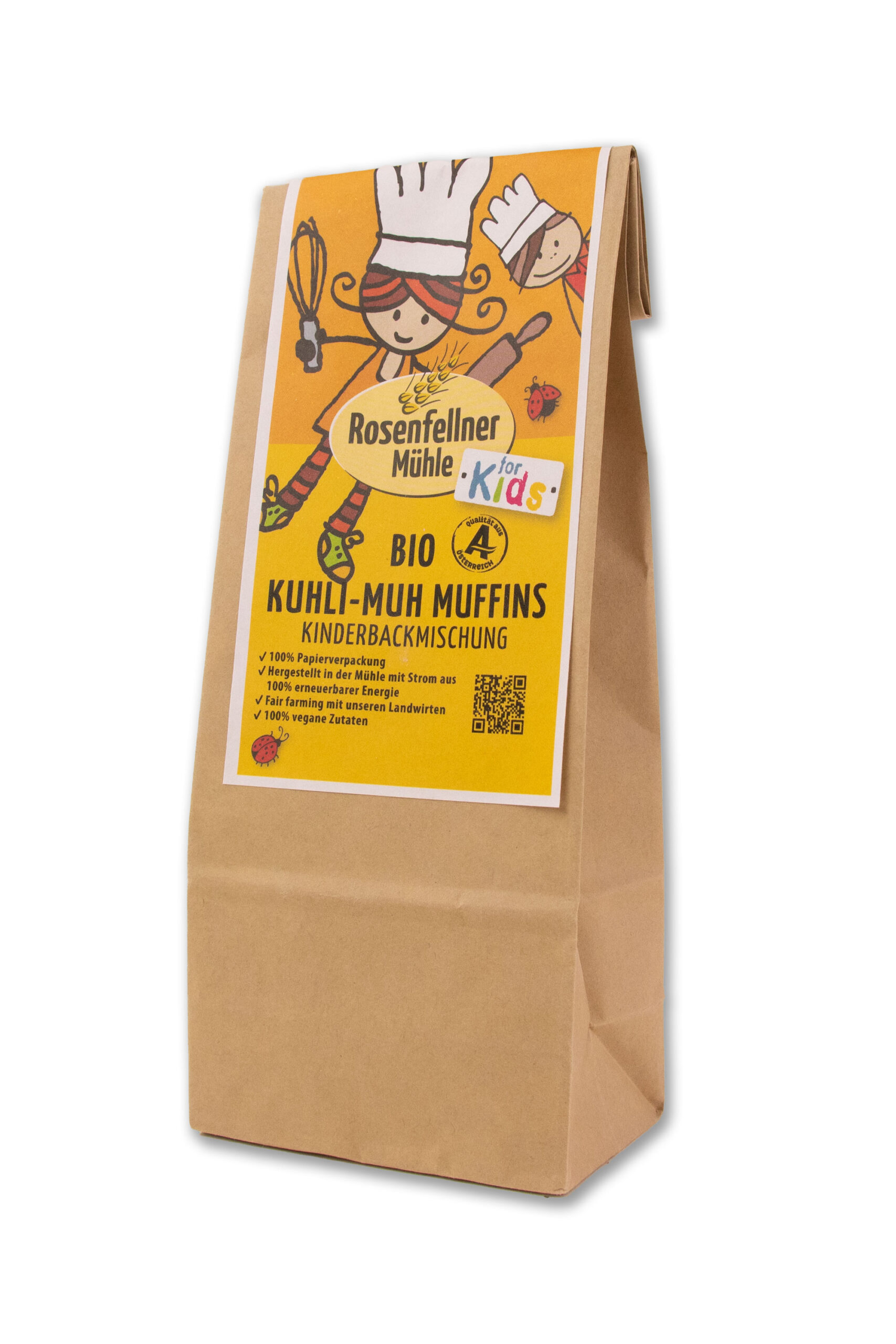 Kuhli-Muh Muffins Backmischung Bio 220g, einfache Zubereitung
