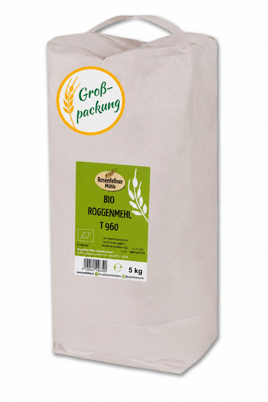 Roggenmehl T 960 Bio 5kg