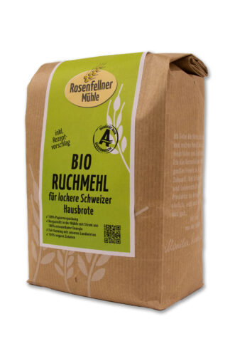Ruchmehl Bio 750g, ideal zum Brotbacken