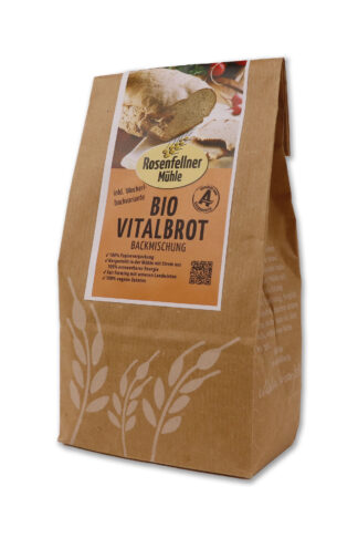 Vitalbrot Backmischung Bio 500g, einfache Zubereitung