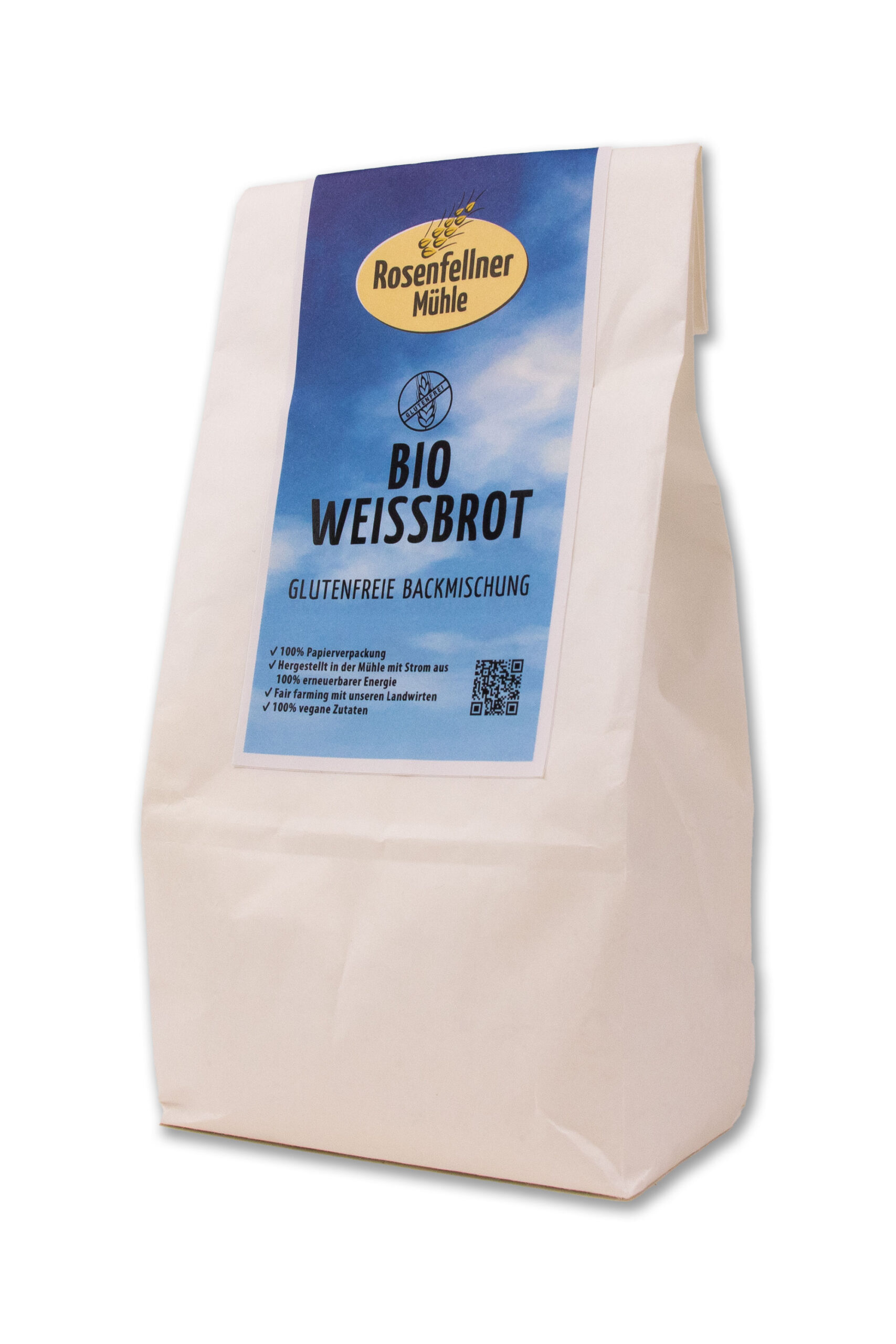 Weißbrot glutenfrei Backmischung Bio 500g