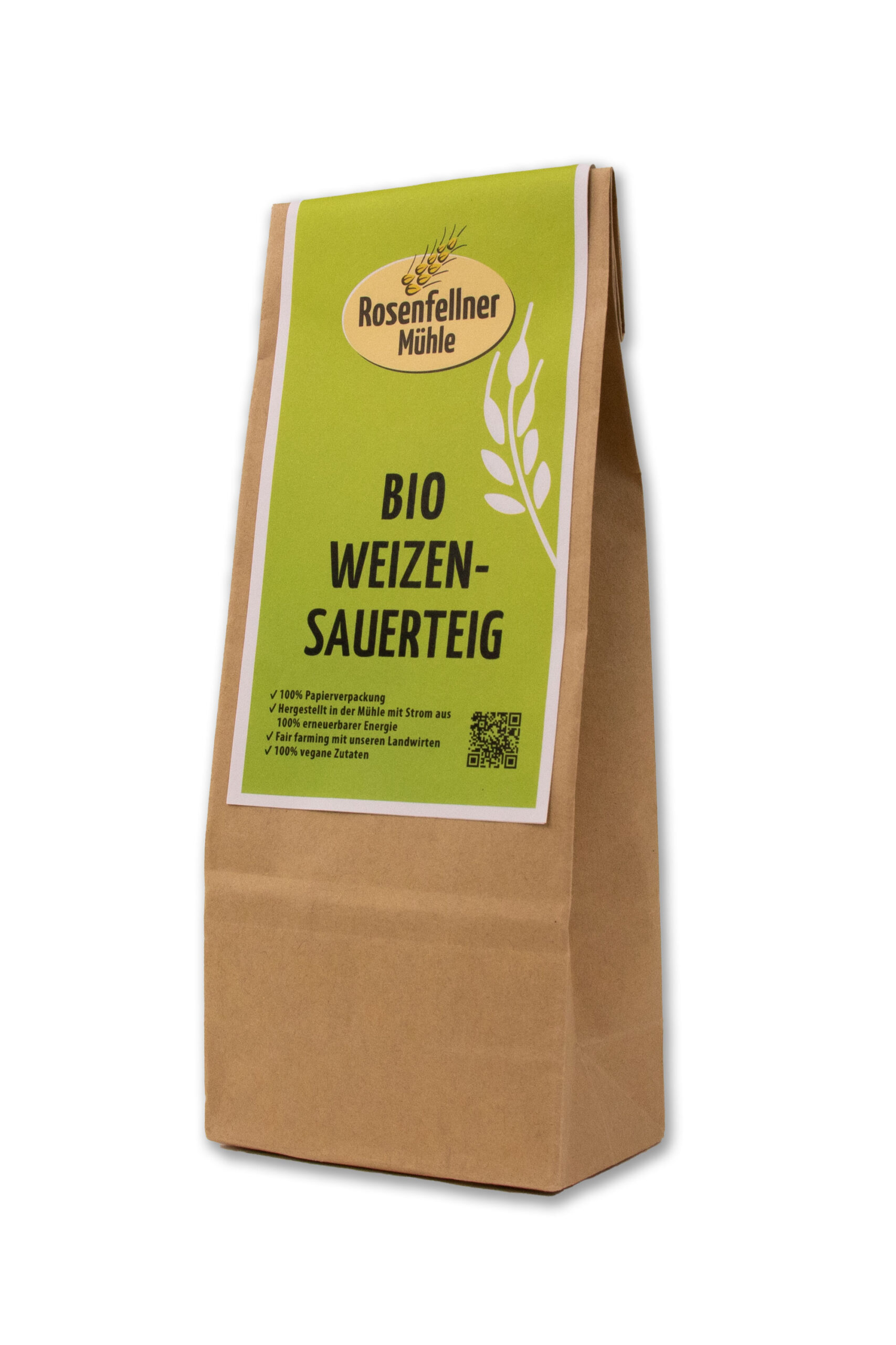 Weizensauerteig trocken Bio 170g, ideal zum Brotbacken