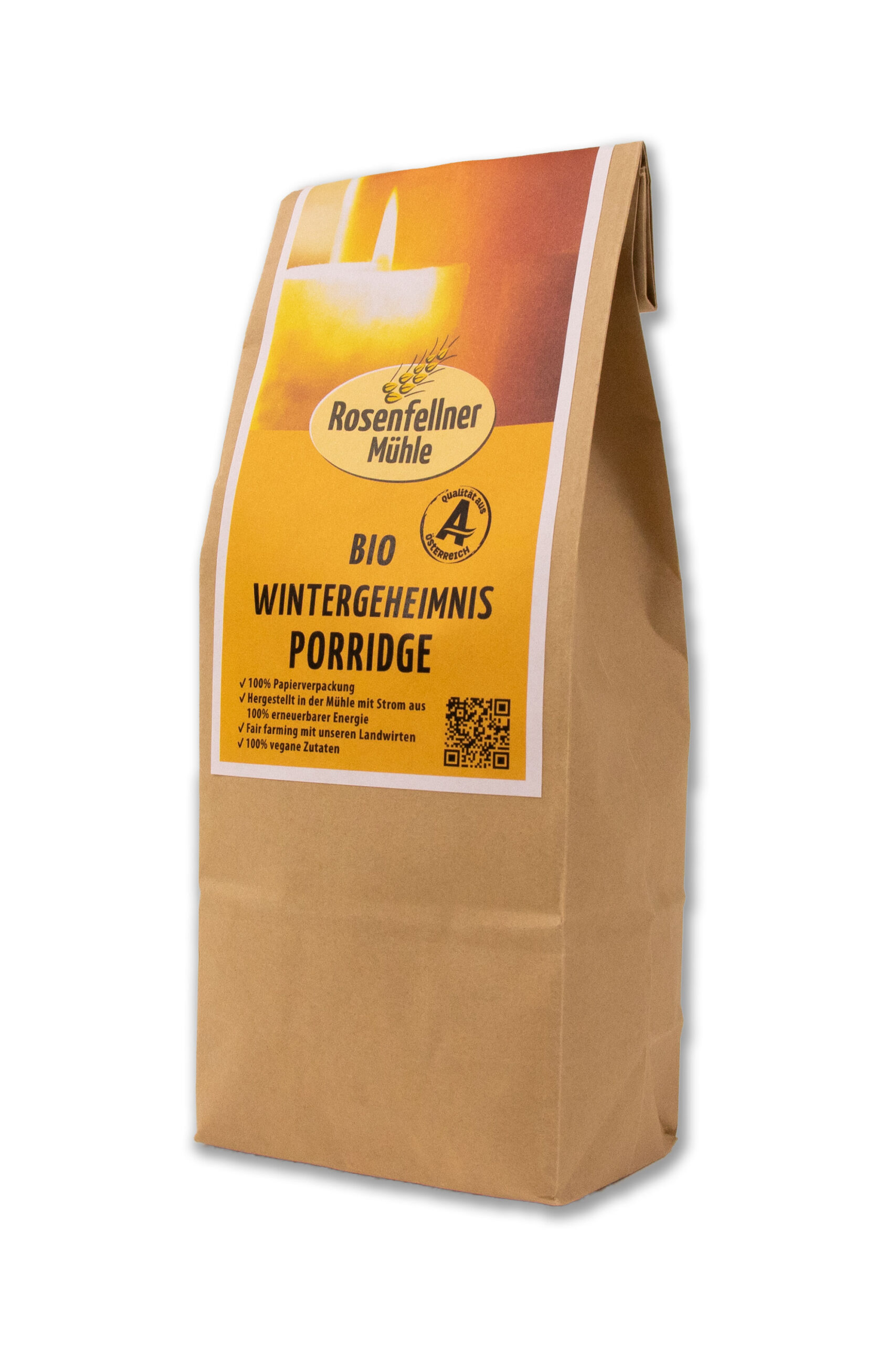 Wintergeheimnis Porridge, weizenfrei 380g Bio